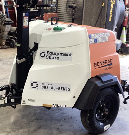 2024 Generac MLT2 Diesel, Flex Switch 120V Input, Powerzone Controller, 
(4) 320W LED Lights, 4kW Generator, 39.9 Gal Fuel Tank, 2" Ball, T3