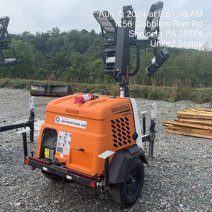 2023 Generac MLT2 Diesel, Flex Switch 120V Input, Powerzone Controller, (4) 320W LED Lights, 4kW Generator, 39.9 Gal Fuel Tank, 2" Ball, T3