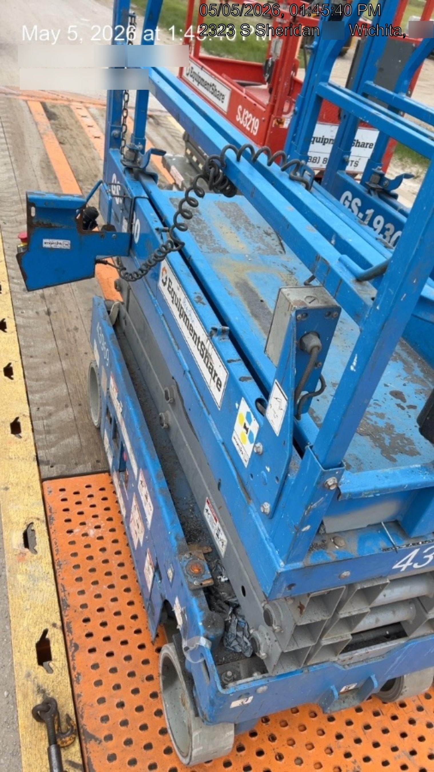 2019 Genie GS-1930 Fixed rails with chain Entry
