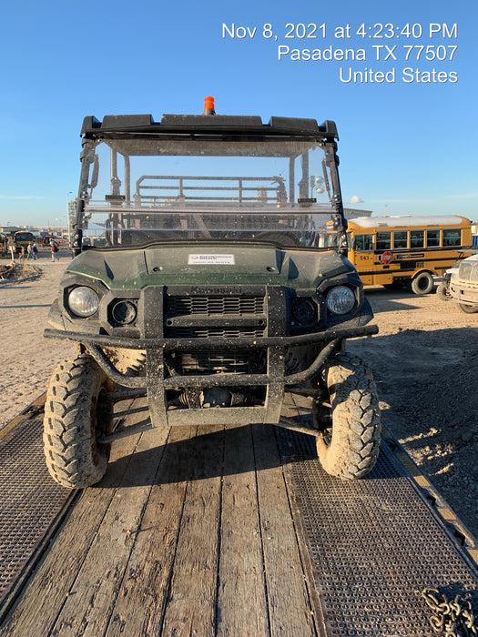 2019 Kawasaki Mule PRO-DXT Standard Options, Backup Alarm, Beacon, Plastic Hard Top, Poly Windshield, Horn Kit