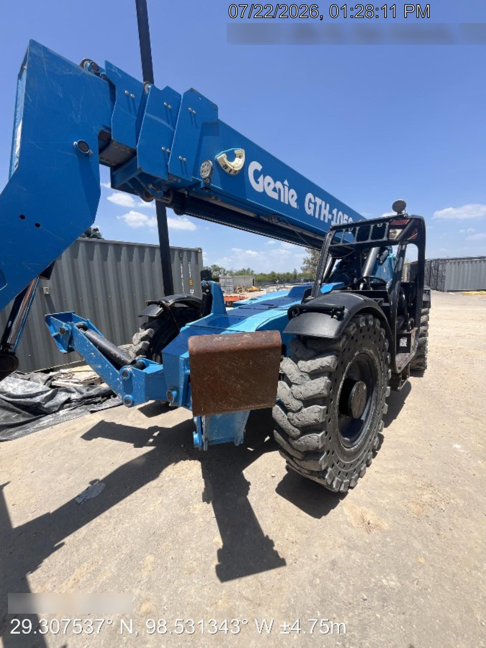 2017 Genie GTH-1056 Genie GTH1056, Solid Tires, 60" carriage, Open ROPS