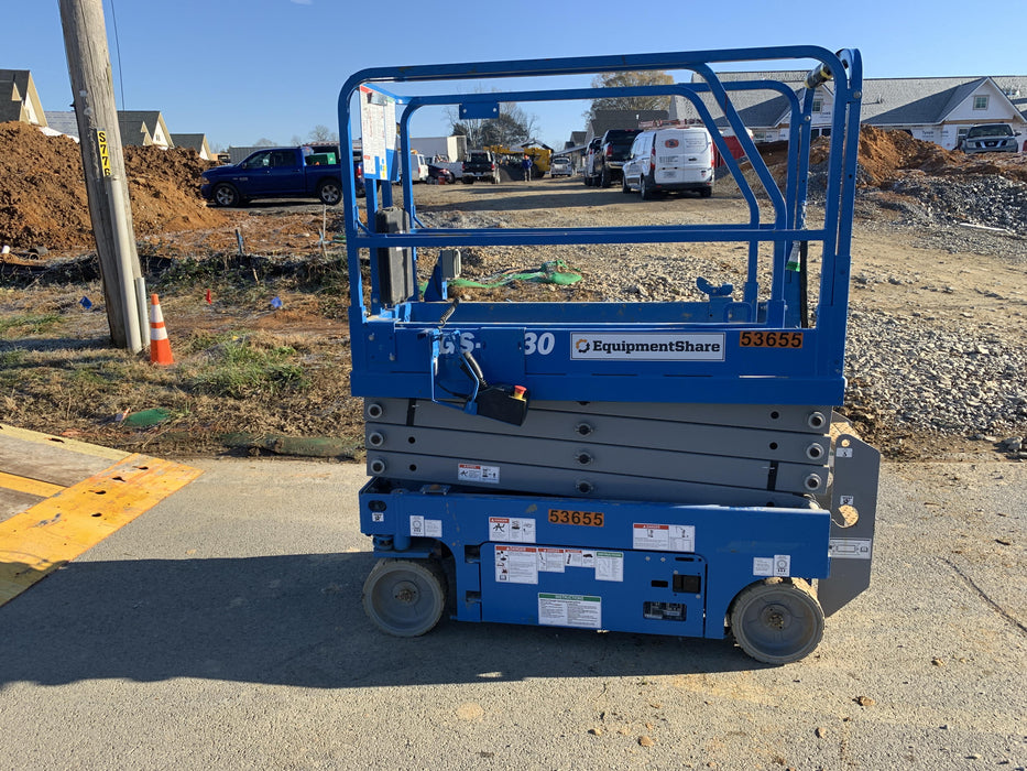 2019 Genie GS-1930 Fixed Rails with Chain Entry