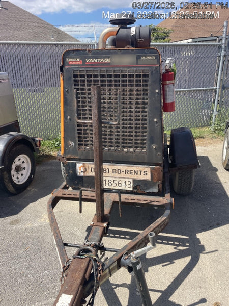 2021 Lincoln Electric Vantage 549X Ready Pak 3, ORANGE (includes trailer, cable rack, fender light kit)