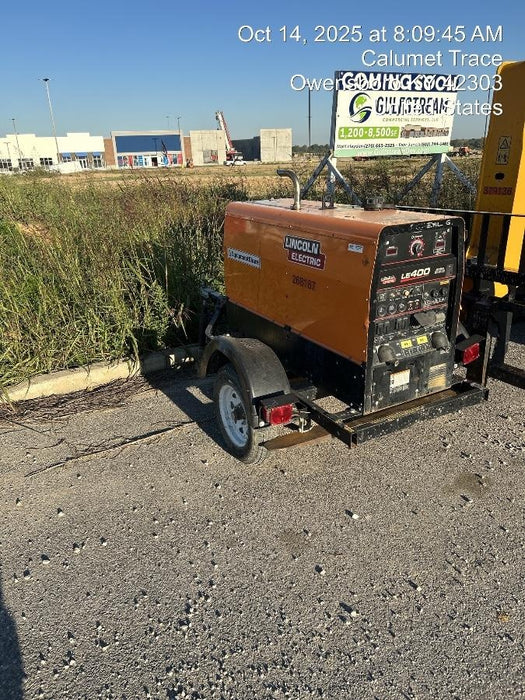 2022 Lincoln Electric LE400 Kubota V1505, Trlr, Cable Rack, Light Kit, ES Decals, T3