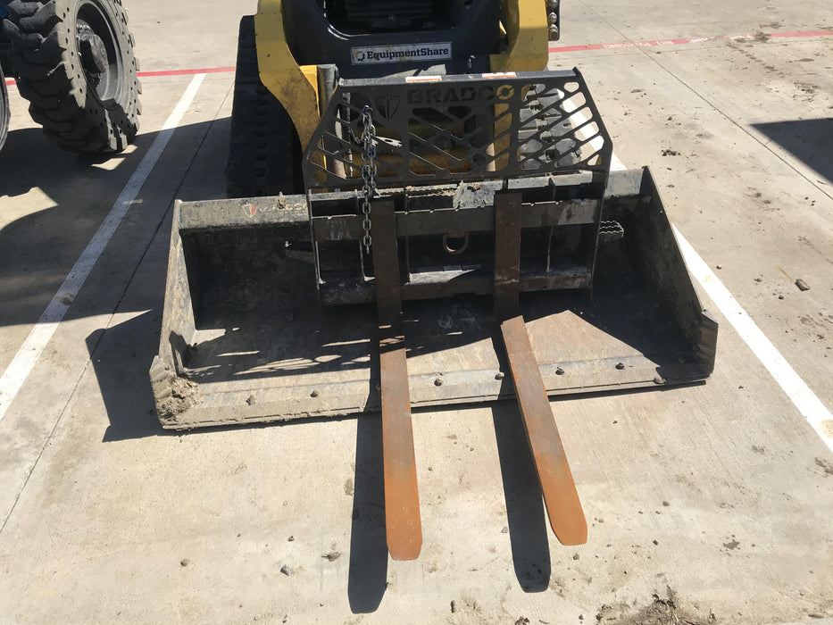 2020 BRADCO 48" Skid Loader Pallet Forks