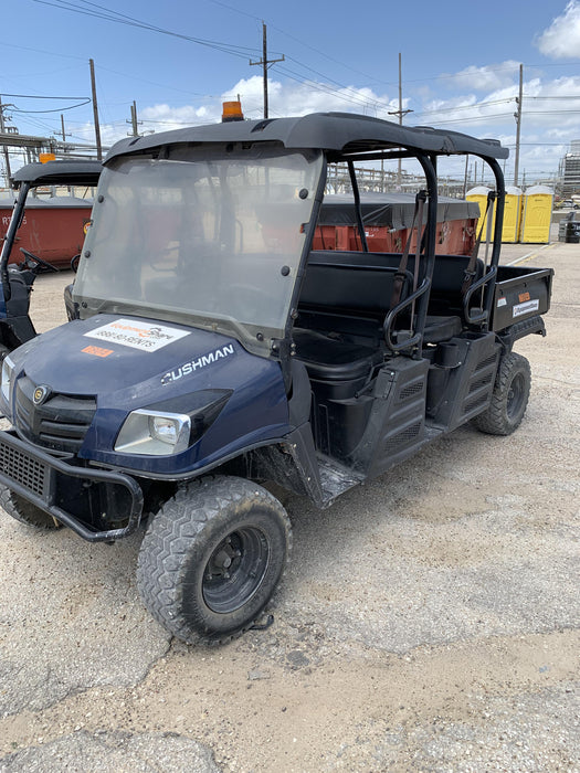 2018 Cushman Hauler 4x4 Crew Cushman Hauler 4X4 Crew Utility Vehicle w/Skid Plate, Amber Strobe