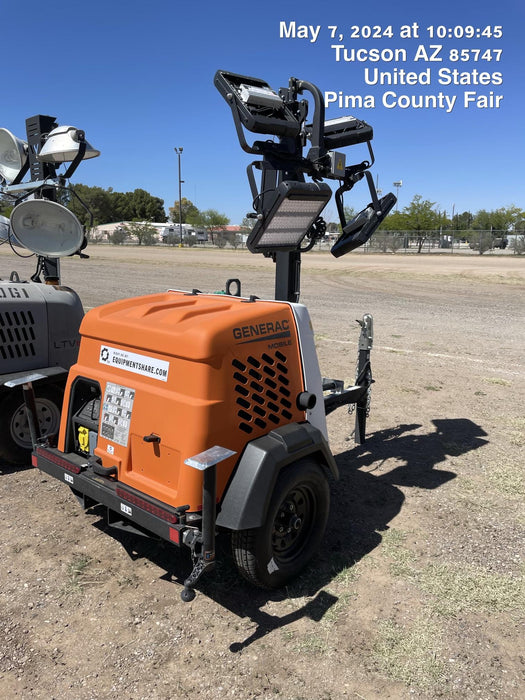 2024 Generac MLT2 Diesel, Flex Switch 120V Input, Powerzone Controller, 
(4) 320W LED Lights, 4kW Generator, 39.9 Gal Fuel Tank, 2" Ball, T3