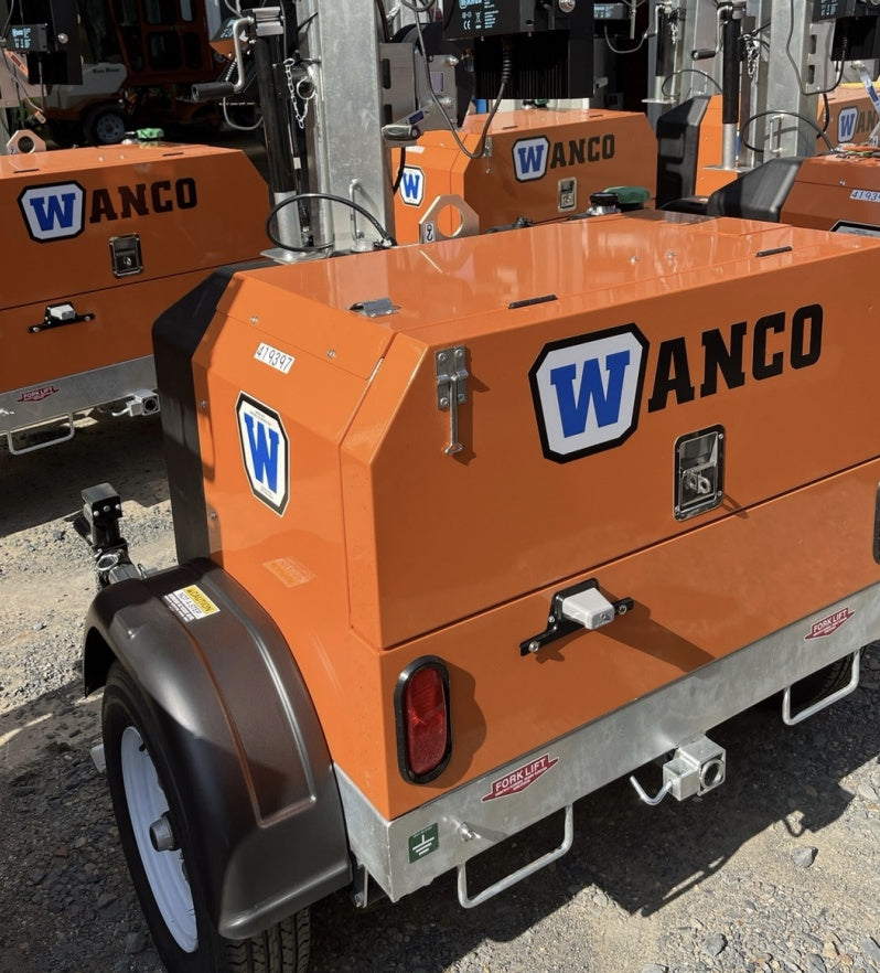 2024 Wanco WLTT-4MM4K Diesel, Deep Sea Controller, Shore Power Plug, Auto Start, (4) 350W LED Floodlights, 4kW Generator, 60 Gal Fuel Tank, 2" Ball, T3