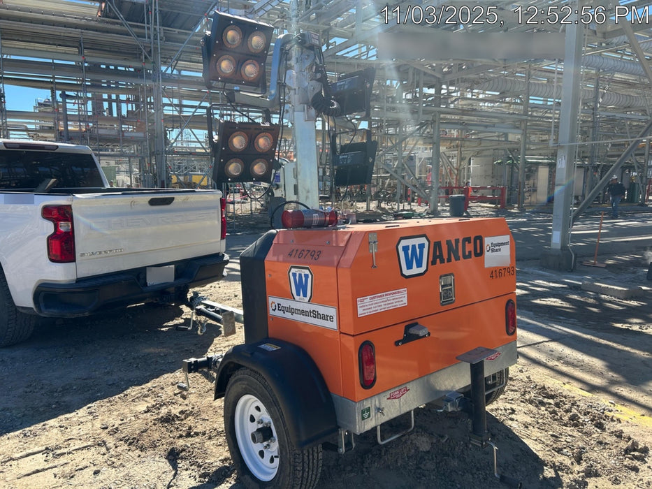 2024 Wanco WLTT-4MM4K Diesel, Deep Sea Controller, Shore Power Plug, Auto Start, (4) 350W LED Floodlights, 4kW Generator, 60 Gal Fuel Tank, 2" Ball, T3