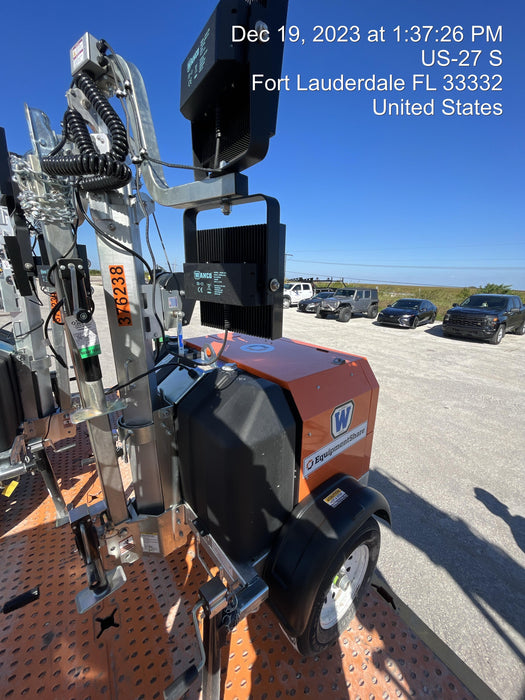 2023 Wanco WLTT-4MM4K Diesel, Deep Sea Controller, Shore Power Plug, Auto Start, (4) 350W LED Floodlights, 4kW Generator, 60 Gal Fuel Tank, 2" Ball, T3