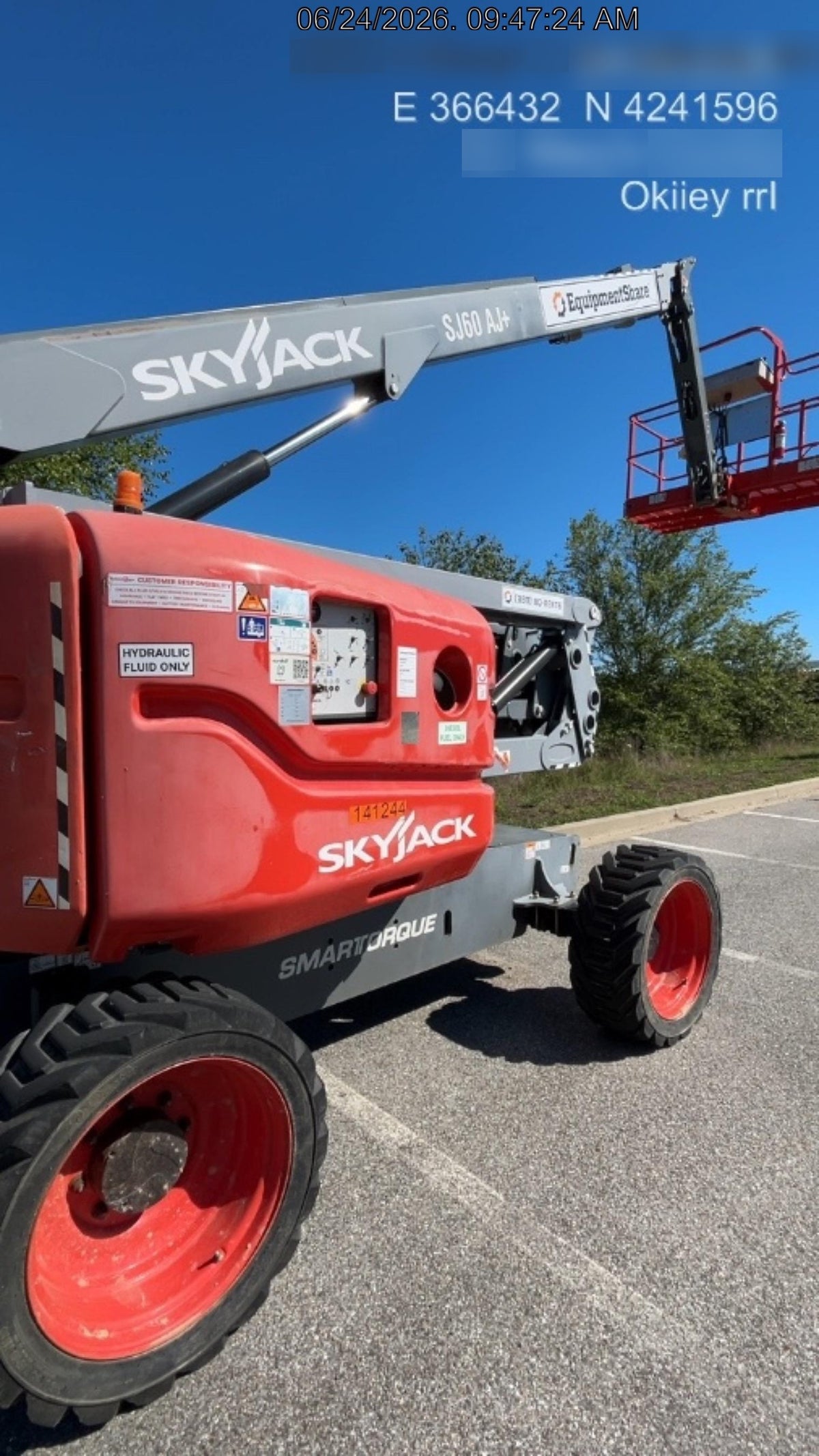 2021 SKYJACK SJ85 AJ