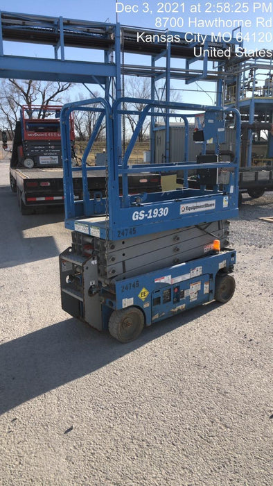 2019 Genie GS-1930 Genie GS-1930 Standard Options, EE Rated