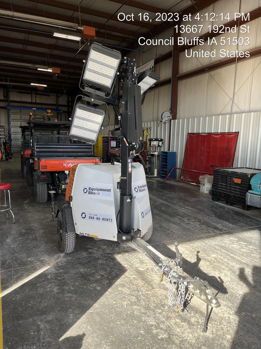 2023 Generac MLT2 Diesel, Flex Switch 120V Input, Powerzone Controller, (4) 320W LED Lights, 4kW Generator, 39.9 Gal Fuel Tank, 2" Ball, T3