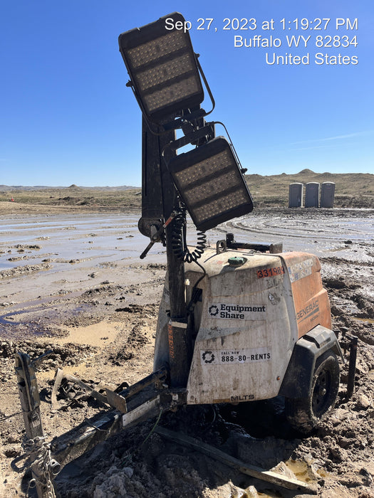 2023 Generac MLT2 Diesel, Flex Switch 120V Input, Powerzone Controller, (4) 320W LED Lights, 4kW Generator, 39.9 Gal Fuel Tank, 2" Ball, T3