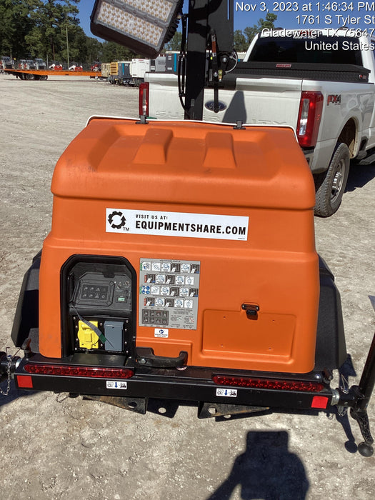 2023 Generac MLT2 Diesel, Flex Switch 120V Input, Powerzone Controller, (4) 320W LED Lights, 4kW Generator, 39.9 Gal Fuel Tank, 2" Ball, T3