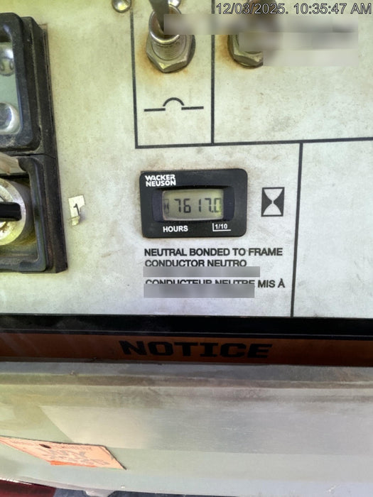 2019 Wacker Neuson LTV6L-MH Wacker Neuson LTV6L Mobile Light Tower w/Fuel Level Sensor Installed