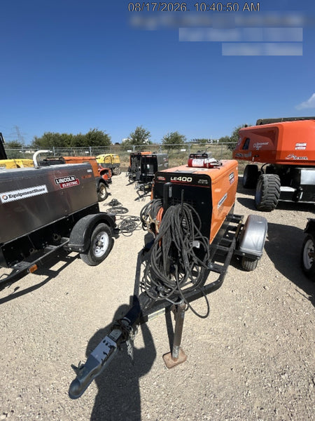 2022 Lincoln Electric LE400 Kubota V1505, Trlr, Cable Rack, Light Kit, ES Decals, T3