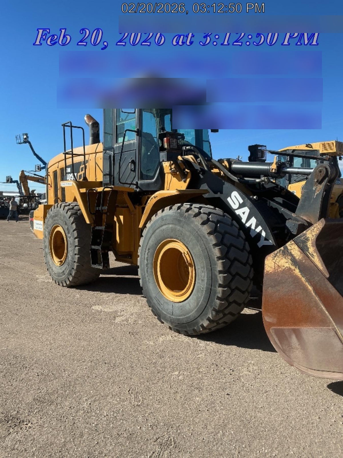 2019 Sany SW405K Tier 4, Cab, 3rd Function Hydraulics Smooth Pin On Bucket