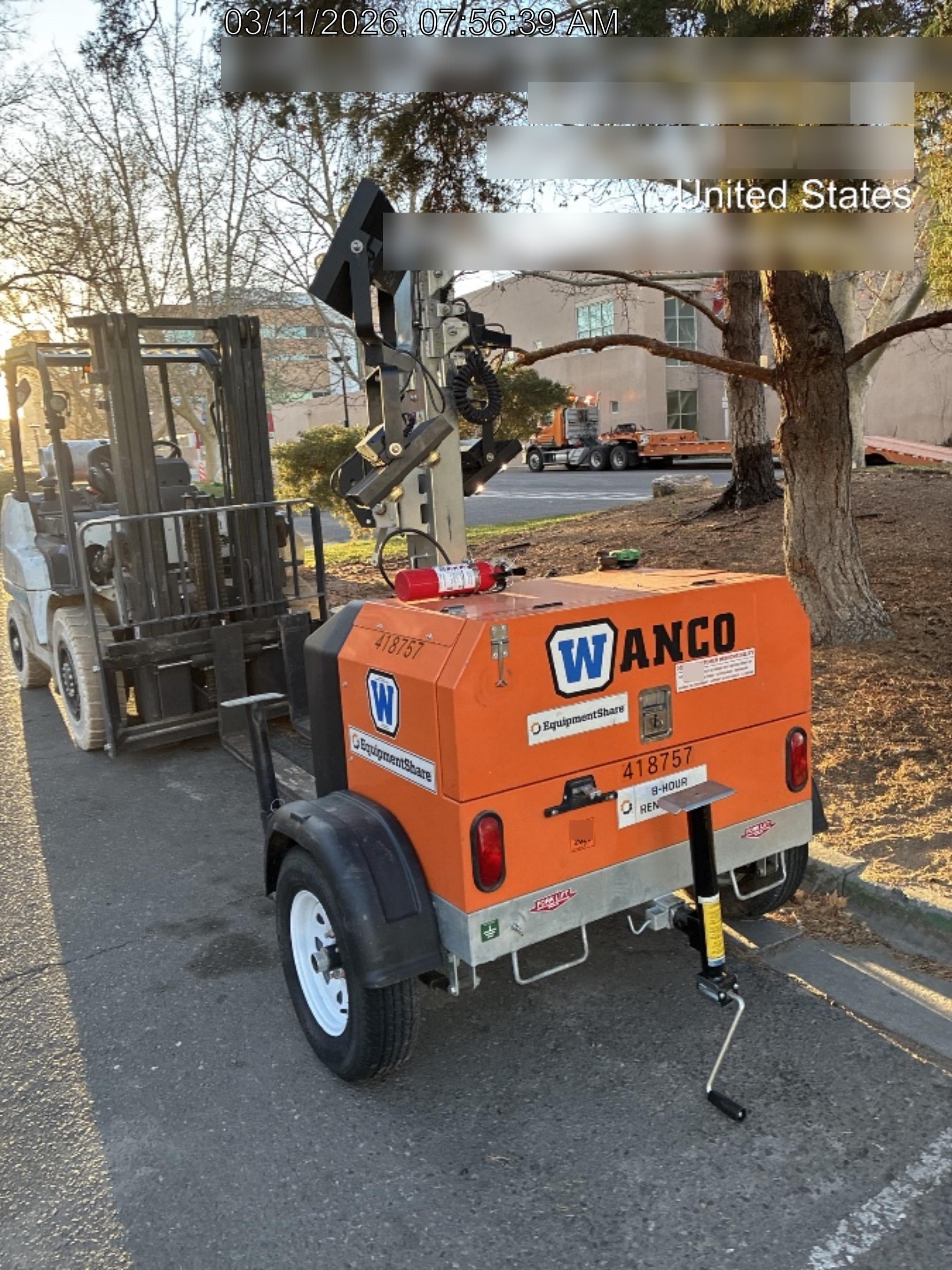 2024 Wanco WLTT-4MM4K Diesel, Deep Sea Controller, Shore Power Plug, Auto Start, (4) 350W LED Floodlights, 4kW Generator, 60 Gal Fuel Tank, 2" Ball, T3