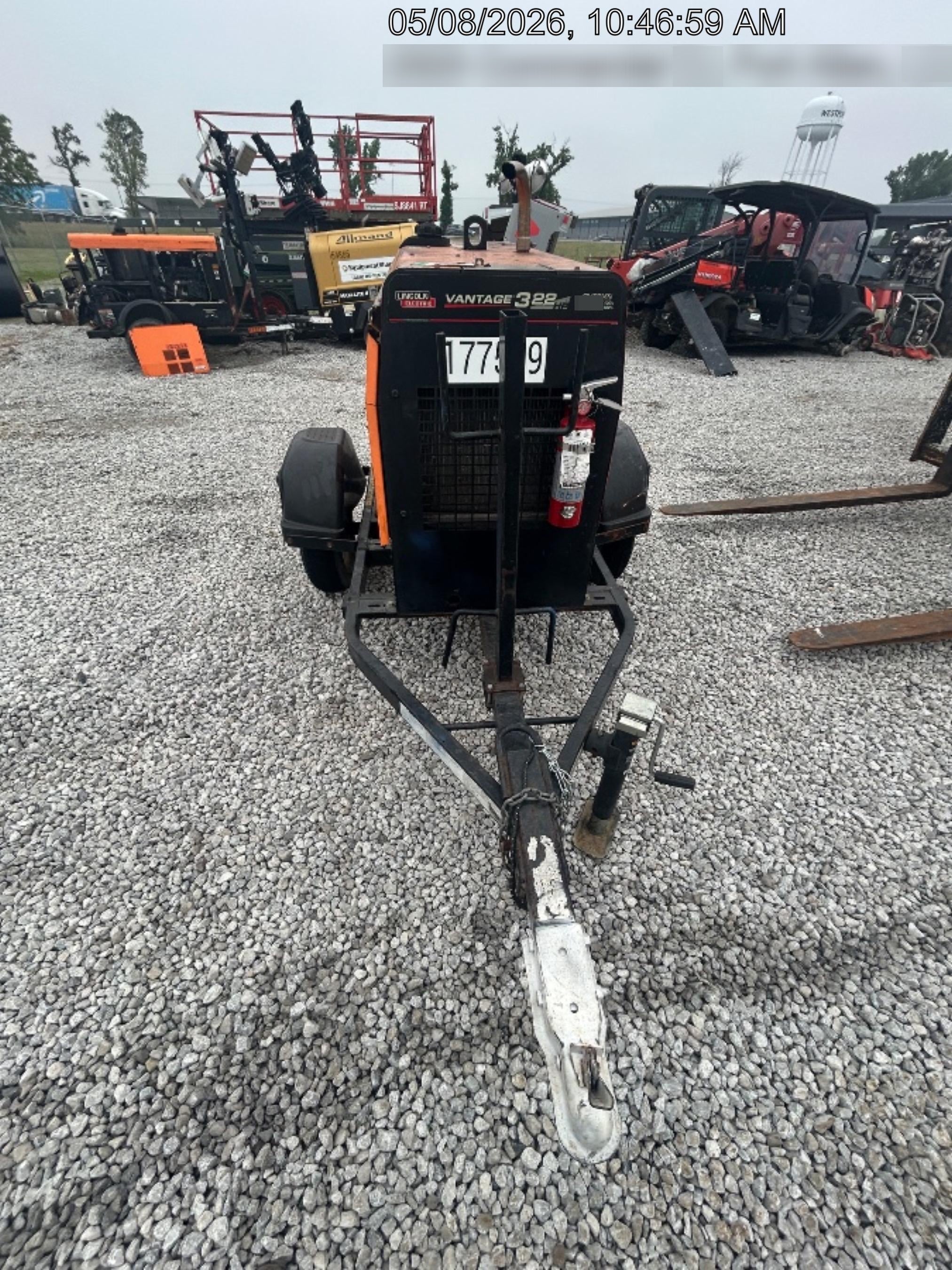 2021 Lincoln Electric Vantage 322 Vantage 322 Ready Pak 3 w/ Decals, ORANGE (includes trailer, cable rack, fender light kit) NO Telematics