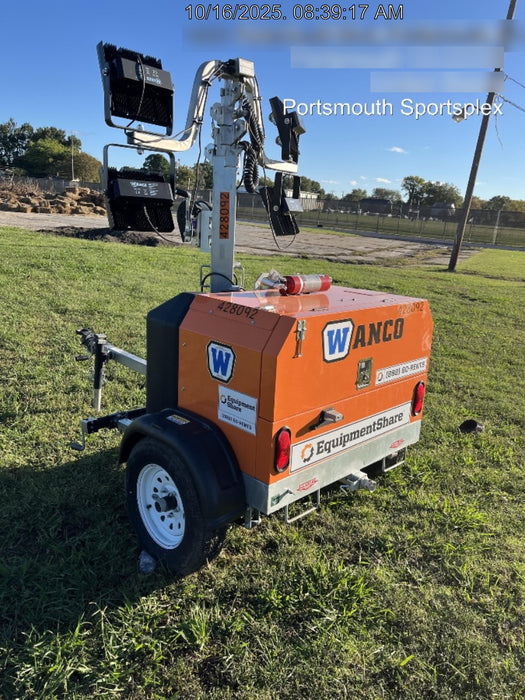2024 Wanco WLTT-4MM4K Diesel, Deep Sea Controller, Shore Power Plug, Auto Start, (4) 350W LED Floodlights, 4kW Generator, 60 Gal Fuel Tank, 2" Ball, T3