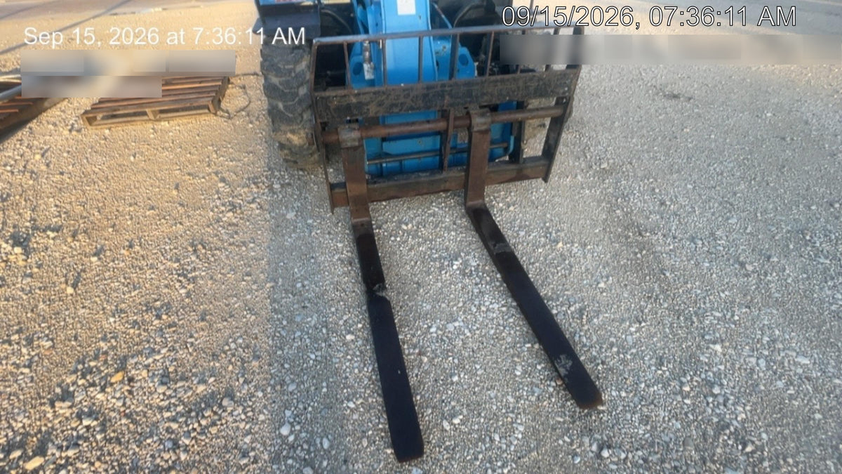 2020 Genie GTH-5519 Cab/Heat/Air, Solid Tires, Work Lights, Beacon, Aux Hydraulics, Back up Alarm w/48" Carriage, 48" Forks
