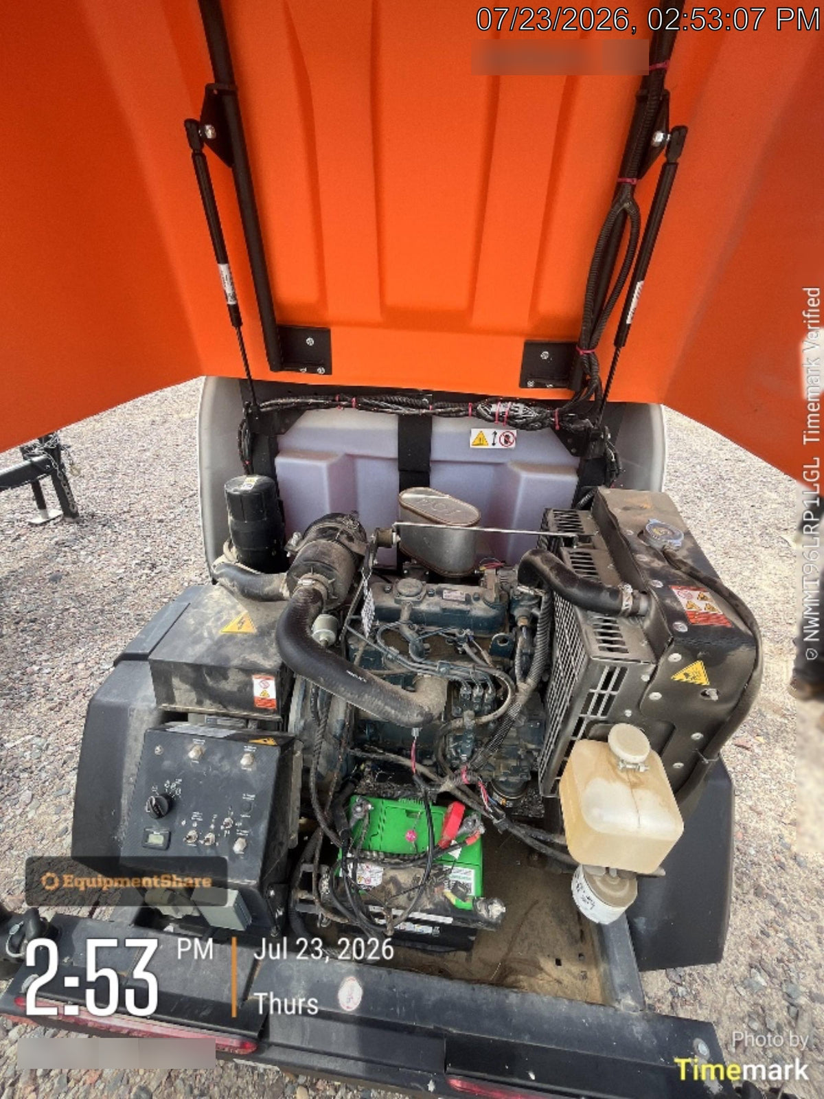 2024 Generac MLT6SKDS-STD4 ELEC WINCH Diesel, Electric Winch Mast, Powerzone Controller, (4) 320W LED Lights, 4kW Generator, 39.9 Gal Fuel Tank, 2" pintle, T3