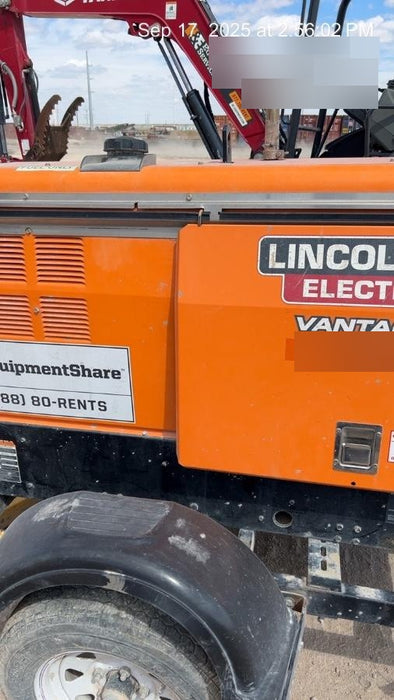 2021 Lincoln Electric Vantage 322 Vantage 322 Ready Pak 3 w/ Decals, ORANGE (includes trailer, cable rack, fender light kit) NO Telematics