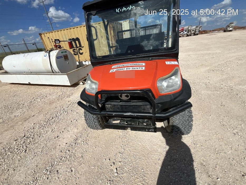 2019 Kubota RTV-X1140W-H 4wd Utility Cart, 4 Seat, Diesel, LED Strobe, Windshield Tempered Glass, Plastic Canopy, Wire Harness Kit, Backup Alarm