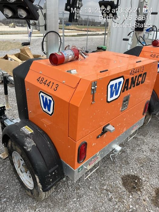 2024 Wanco WLTT-4MM4K Diesel, Mitsubishi L2E, 9.0HP @1800 rpm, Deep Sea Controller, Shore Power Plug, Auto Start, (4) 350W LED Floodlights, 4kW Generator, 60 Gal Fuel Tank, 2" Ball, T3