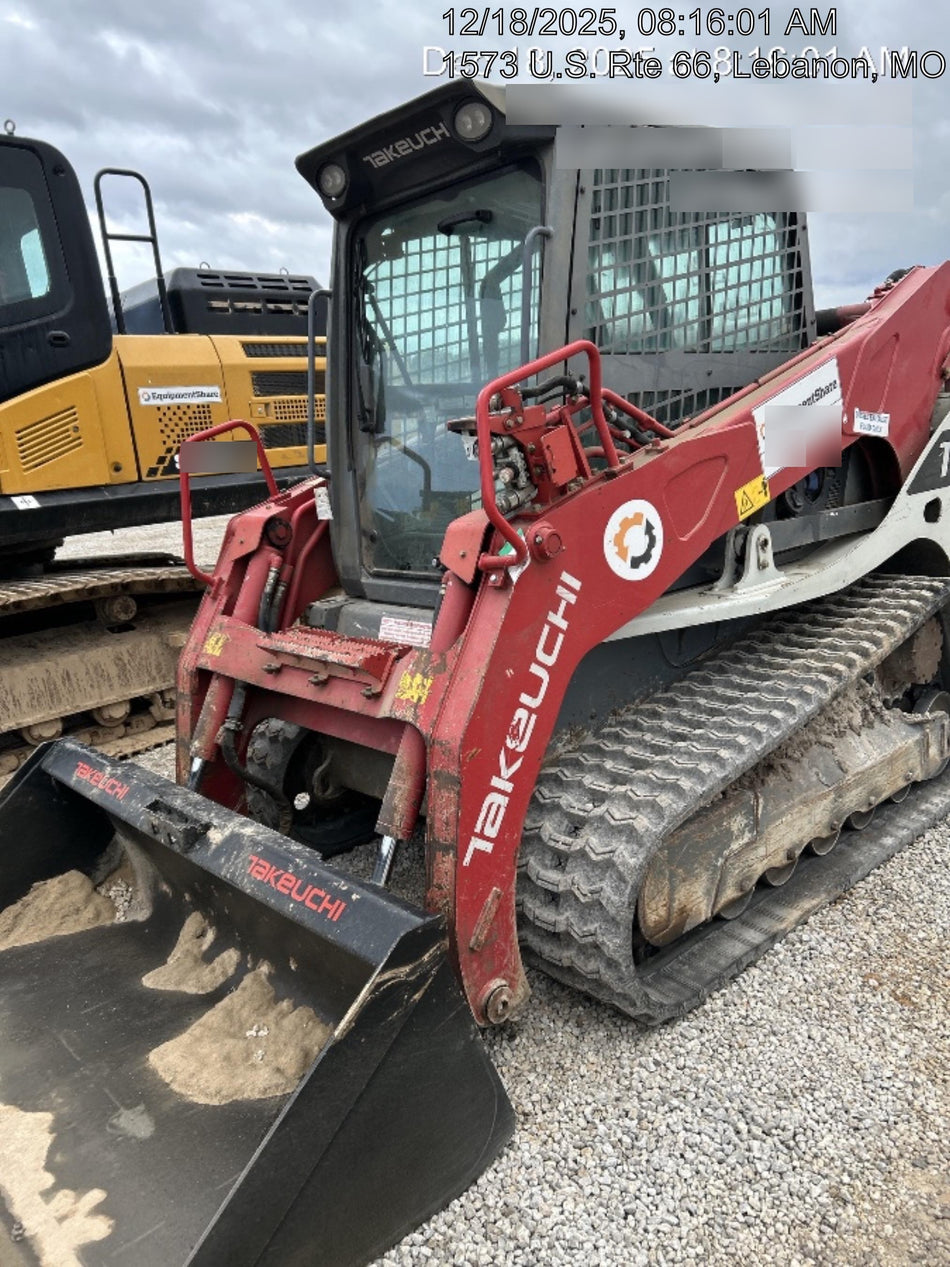 2020 Takeuchi TL12V2-CRH Cab/Heat/Air, Rubber Track, High Flow