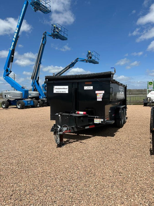 2025 TEXAS PRIDE TRAILERS 14'L x 7'W 5 Cu Yd Trunnion Hydraulic Dump