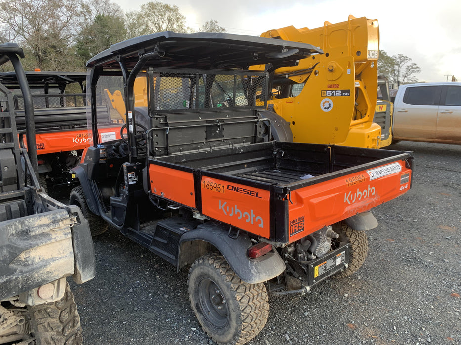 2021 Kubota RTV-X1140W-H Plastic Canopy, Windshield Acrylic Clear, LED Strobe Light, Wire Harness Kit, Back up Alarm