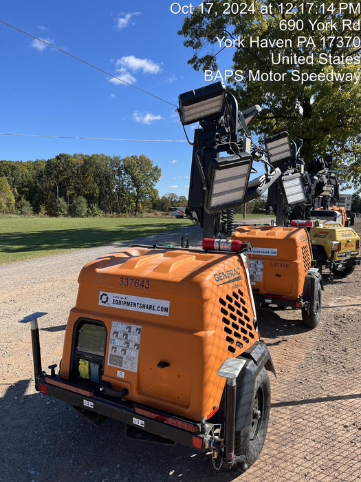 2023 Generac MLT2 Diesel, Flex Switch 120V Input, Powerzone Controller, (4) 320W LED Lights, 4kW Generator, 39.9 Gal Fuel Tank, 2" Ball, T3