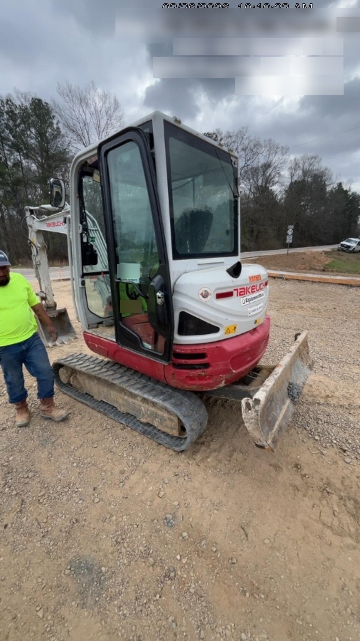 2020 Takeuchi TB-235-2CR Cab/Heat/Air, Rubber Tracks, Manual TAG QC