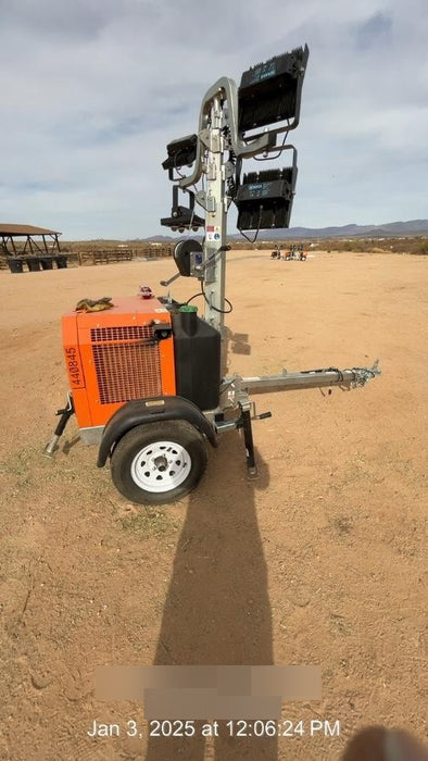 2024 Wanco WLTT-4MM4K Diesel, Deep Sea Controller, Shore Power Plug, Auto Start, (4) 350W LED Floodlights, 4kW Generator, 60 Gal Fuel Tank, 2" Ball, T3