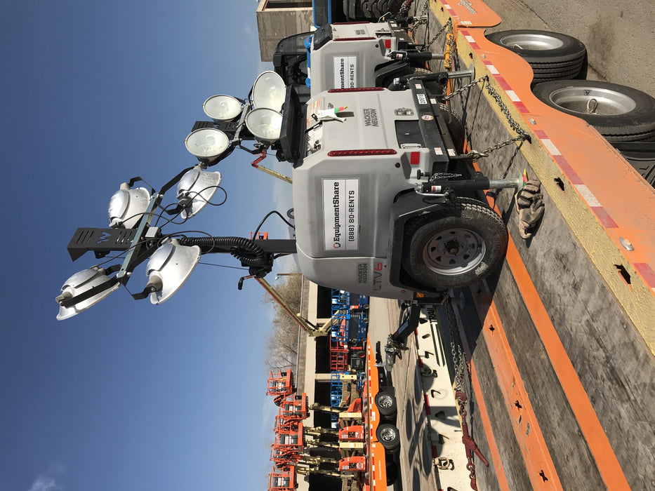 2018 Wacker Neuson LTV6L-MH Wacker Neuson LTV6L Mobile Light Tower w/Fuel Level Sensor Installed