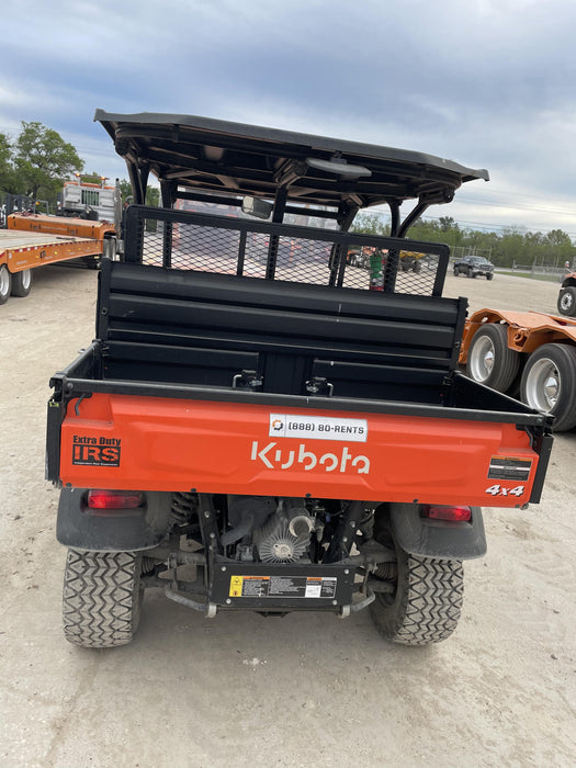 2022 Kubota RTV-X1140W-H Plastic Canopy, Windshield Acrylic Clear, LED Strobe Light, Wire Harness Kit, Back up Alarm