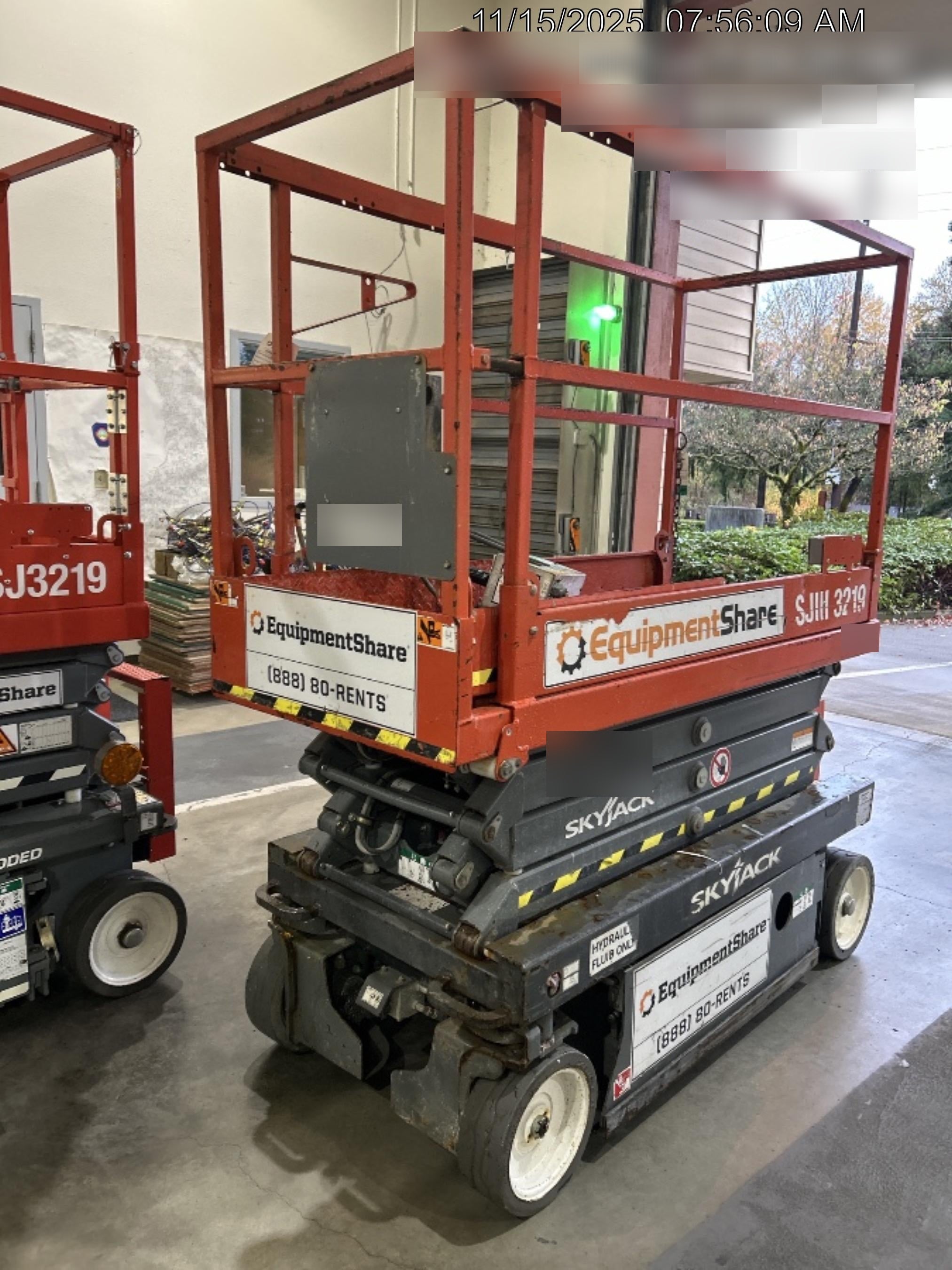 2019 Skyjack SJIII-3219 Standard Options