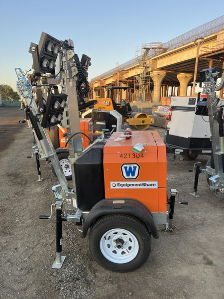 2024 Wanco WLTT-4MM4K Diesel, Deep Sea Controller, Shore Power Plug, Auto Start, (4) 350W LED Floodlights, 4kW Generator, 60 Gal Fuel Tank, 2" Ball, T3