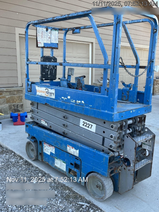 2016 Genie GS-1930 Genie GS1930 Scissor Lift