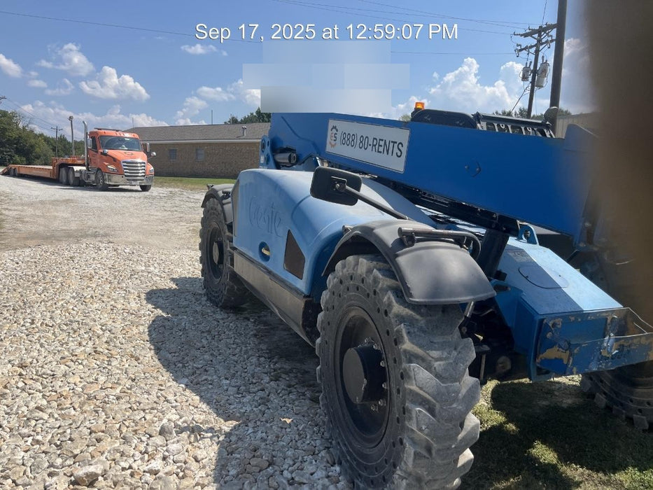 2019 Genie GTH-844 Canopy, Solid RT Tires, LED Work Lights, Beacon 60" QA Carriage, 48" Forks