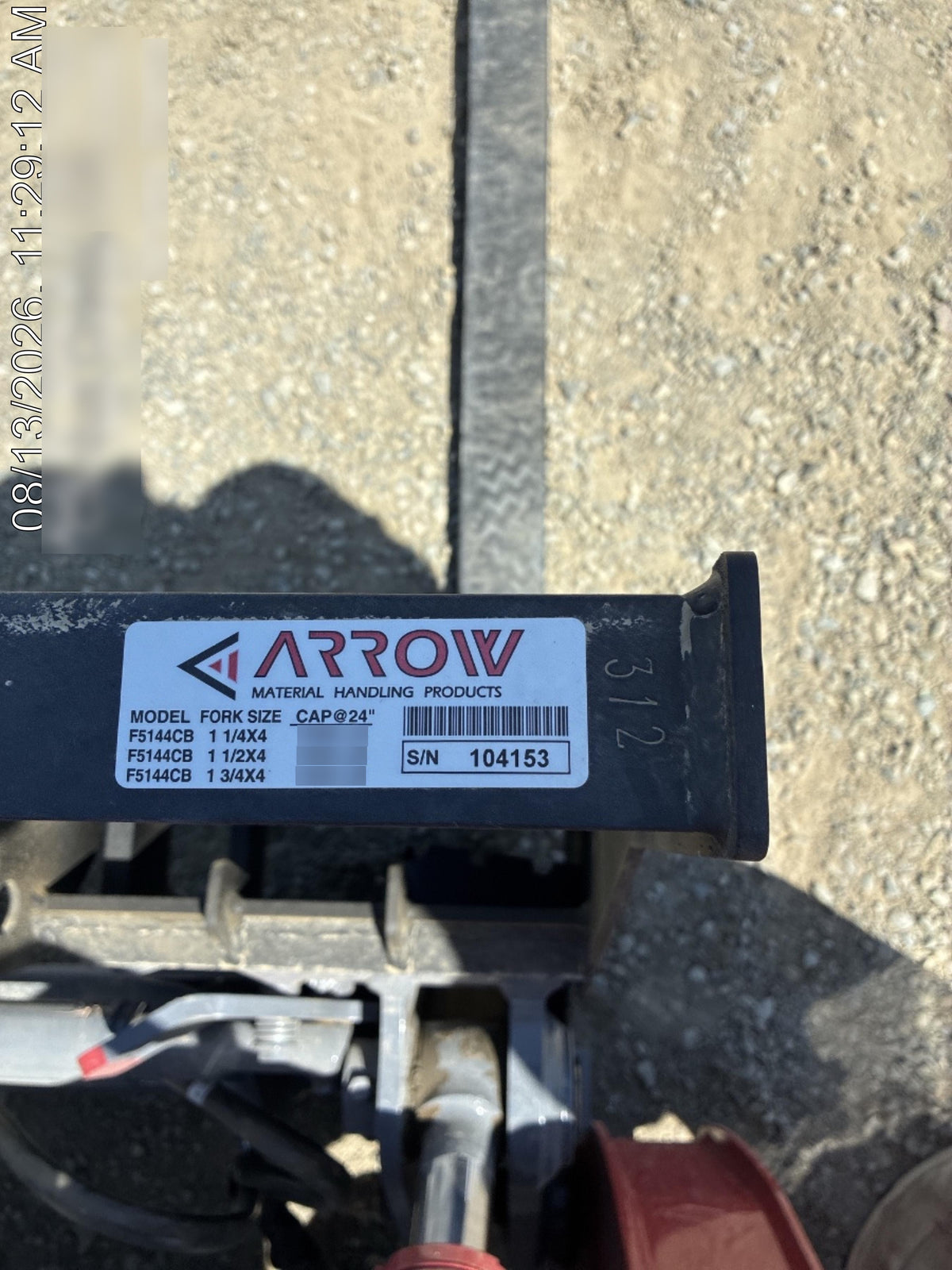 2026 ARROW MATERIAL HANDLING 72" Pallet Forks - Arrow