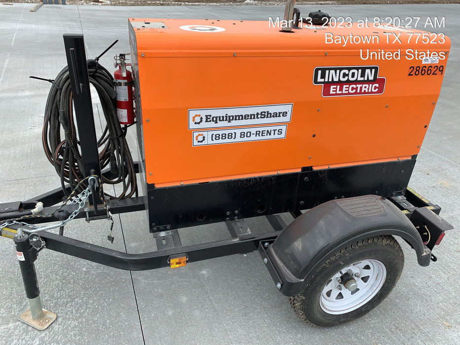 2022 Lincoln Electric LE400 Kubota V1505, Trlr, Cable Rack, Light Kit, ES Decals, T3