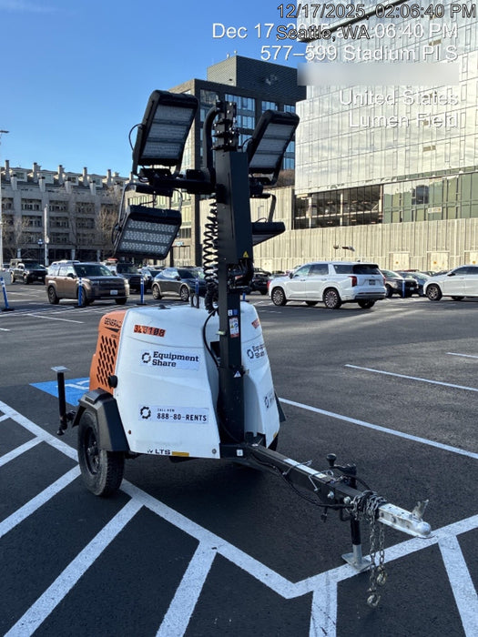 2023 Generac MLT2 Diesel, Flex Switch 120V Input, Powerzone Controller, (4) 320W LED Lights, 4kW Generator, 39.9 Gal Fuel Tank, 2" Ball, T3