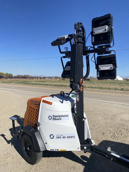 2023 Generac MLT2 Diesel, Flex Switch 120V Input, Powerzone Controller, (4) 320W LED Lights, 4kW Generator, 39.9 Gal Fuel Tank, 2" Ball, T3