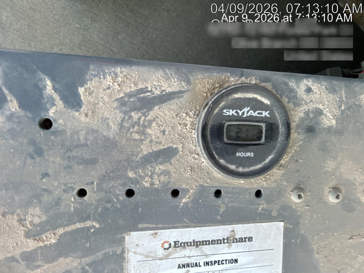 2019 Skyjack SJIII-3219 Standard Options, Trojan Batteries
