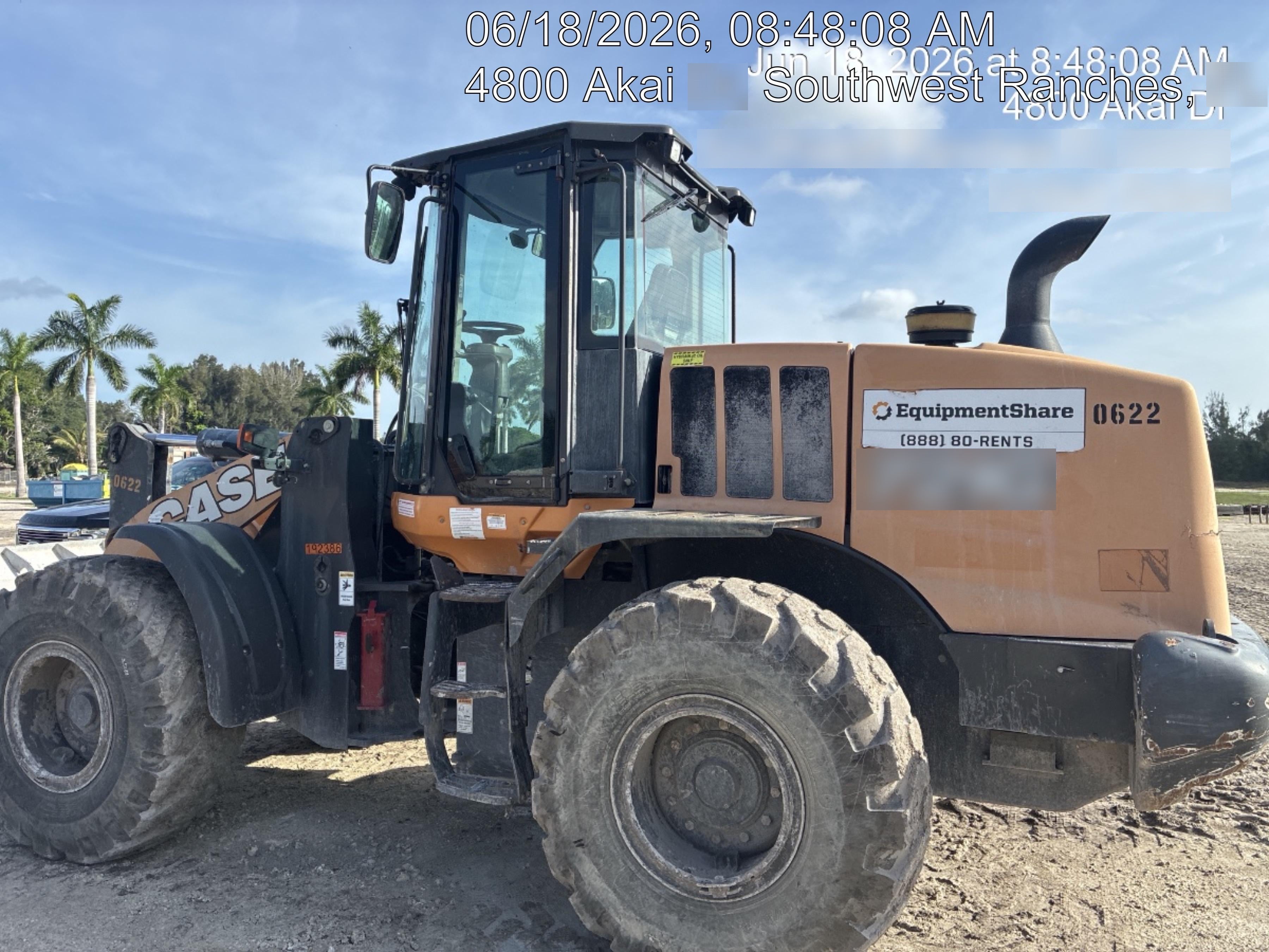 2018 Case 721G CLOSED CAB, JRB 416 STYLE HYD COUPLER