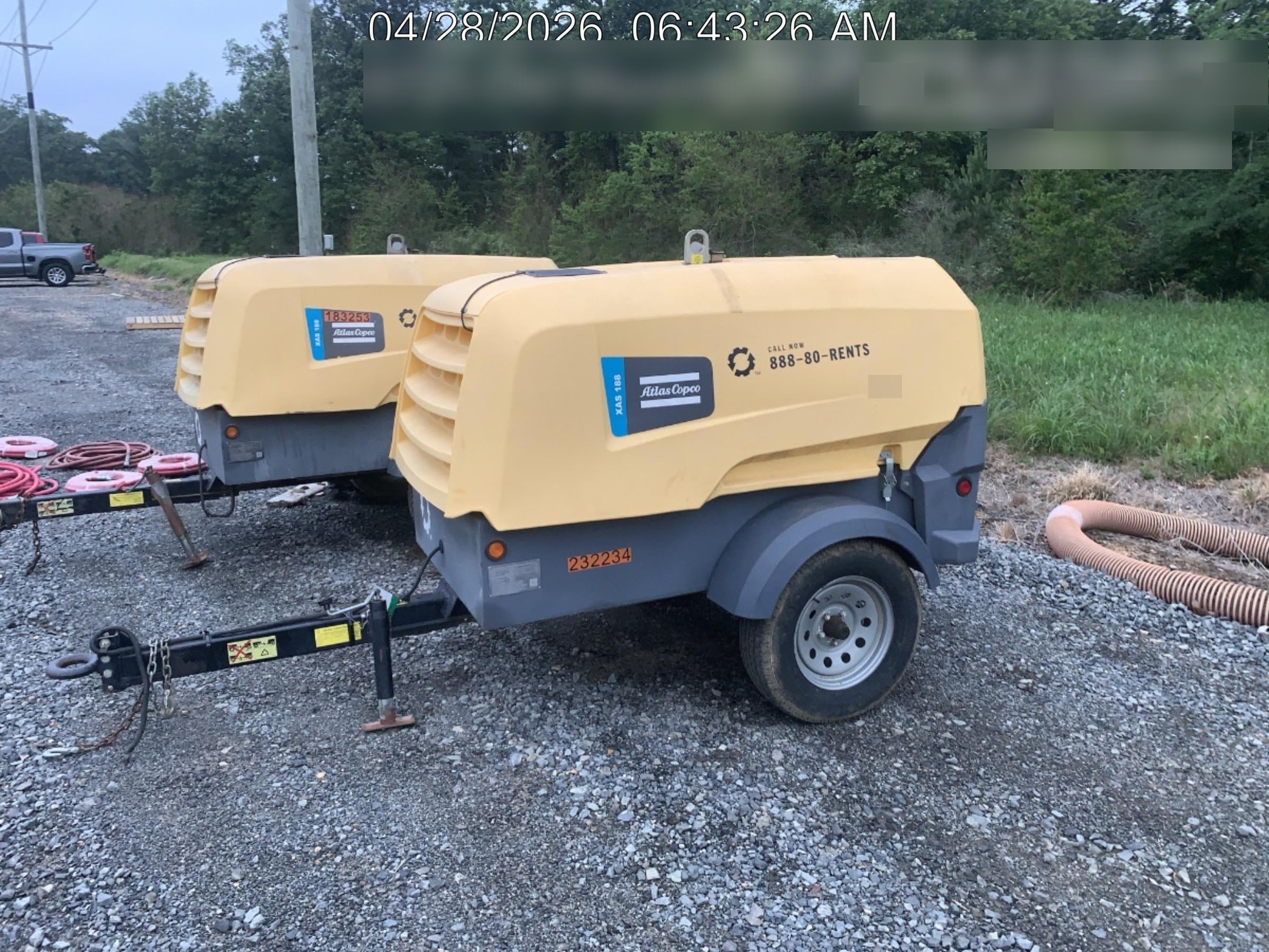 2022 ATLAS COPCO XAS188 CWK