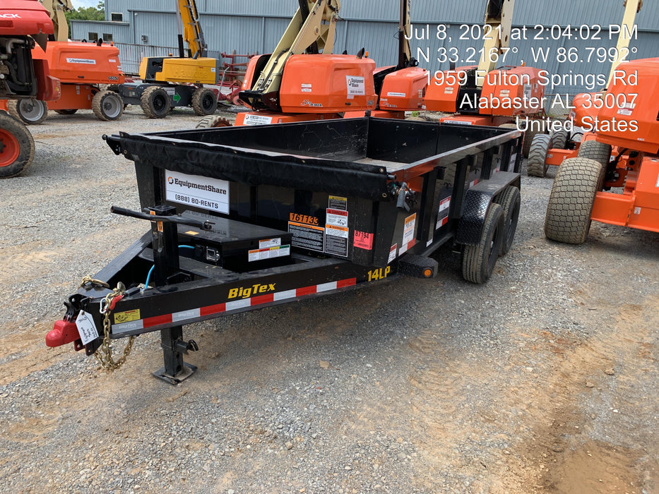 2021 BIG TEX TRAILER 14LP-14BK6SIRPD
